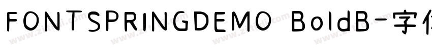 FONTSPRINGDEMO BoldB字体转换